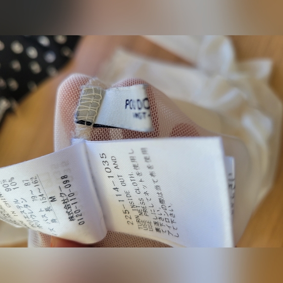 Pou Dou Dou Vingt-Trois sheer long sleeve size M - Picture 4 of 4